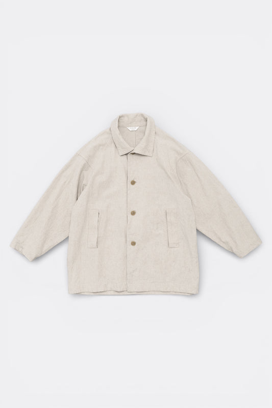 Manteau Coton Lin Oatmeal Still By Hand | Edgar Bdx