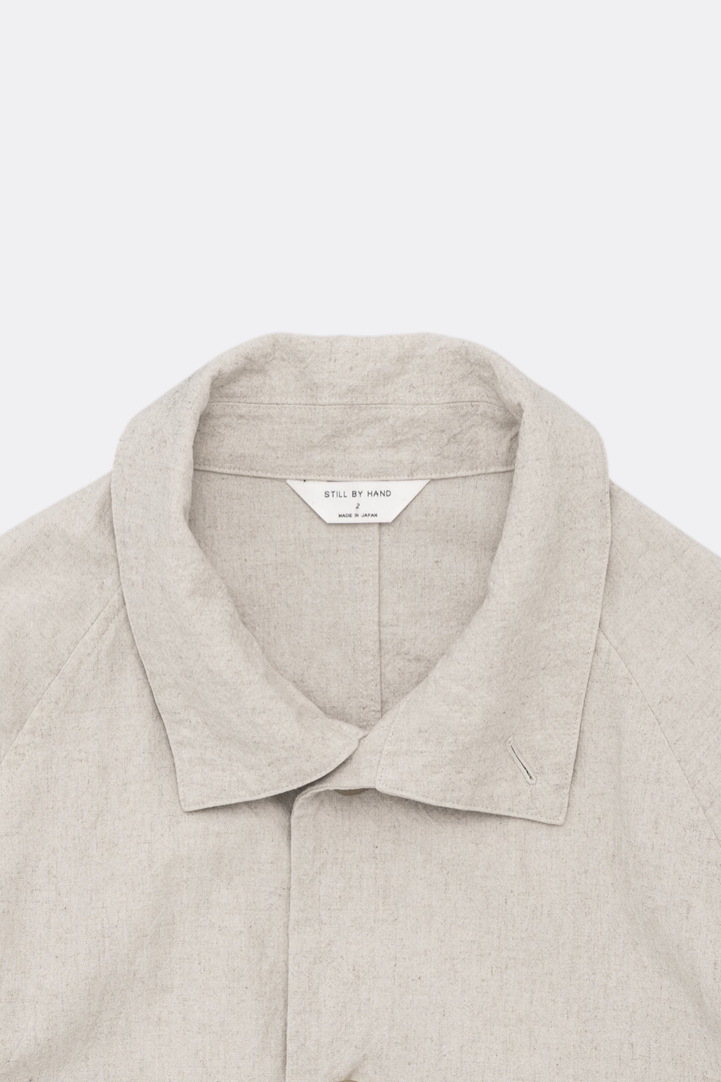 Manteau Coton Lin Oatmeal Still By Hand | Edgar Bdx