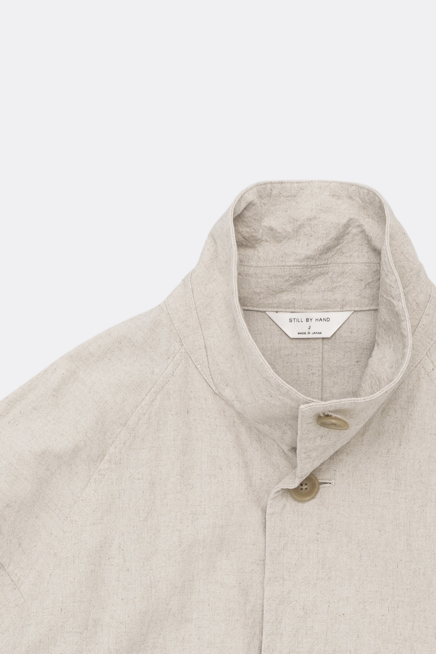 Manteau Coton Lin Oatmeal Still By Hand | Edgar Bdx