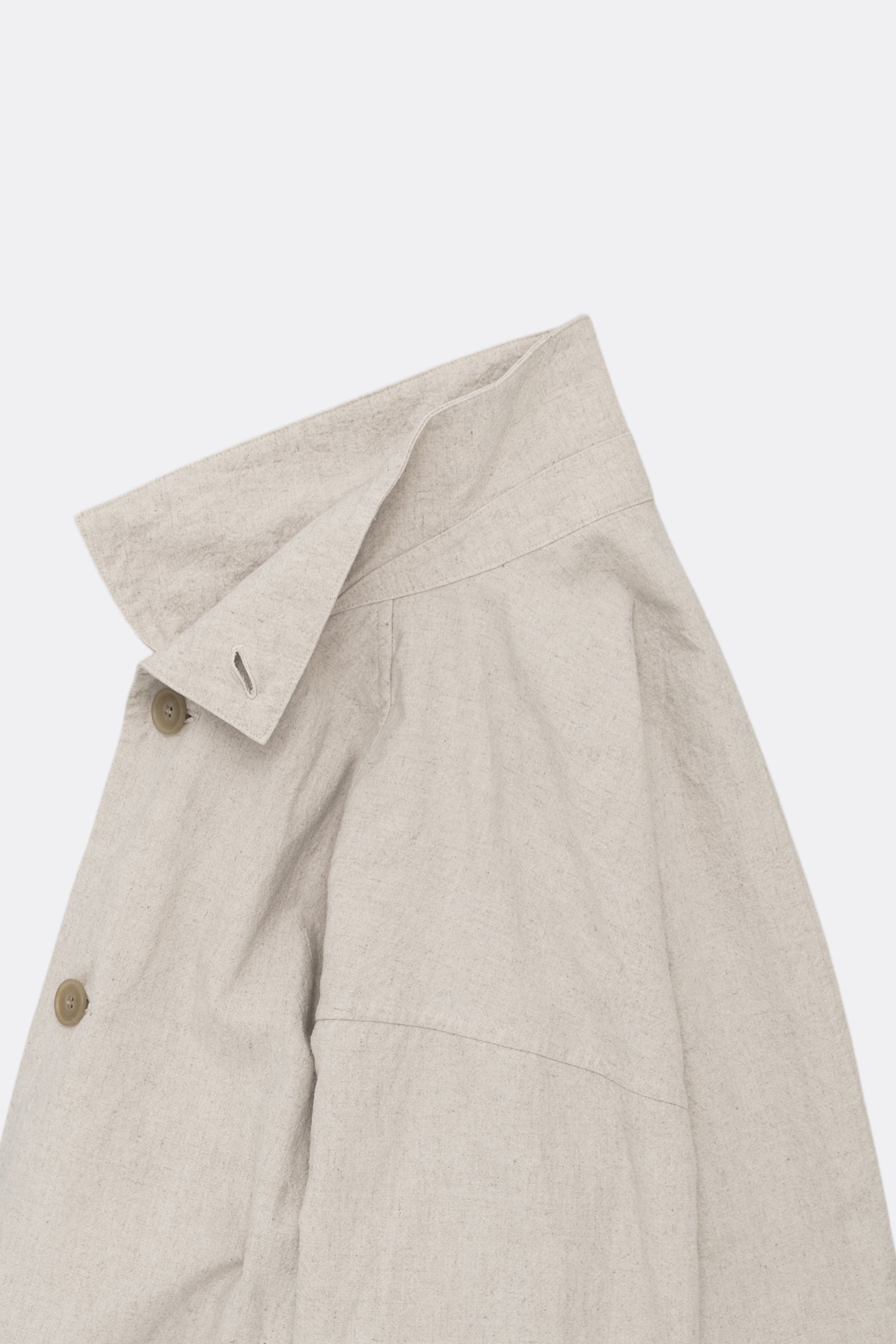 Manteau Coton Lin Oatmeal Still By Hand | Edgar Bdx