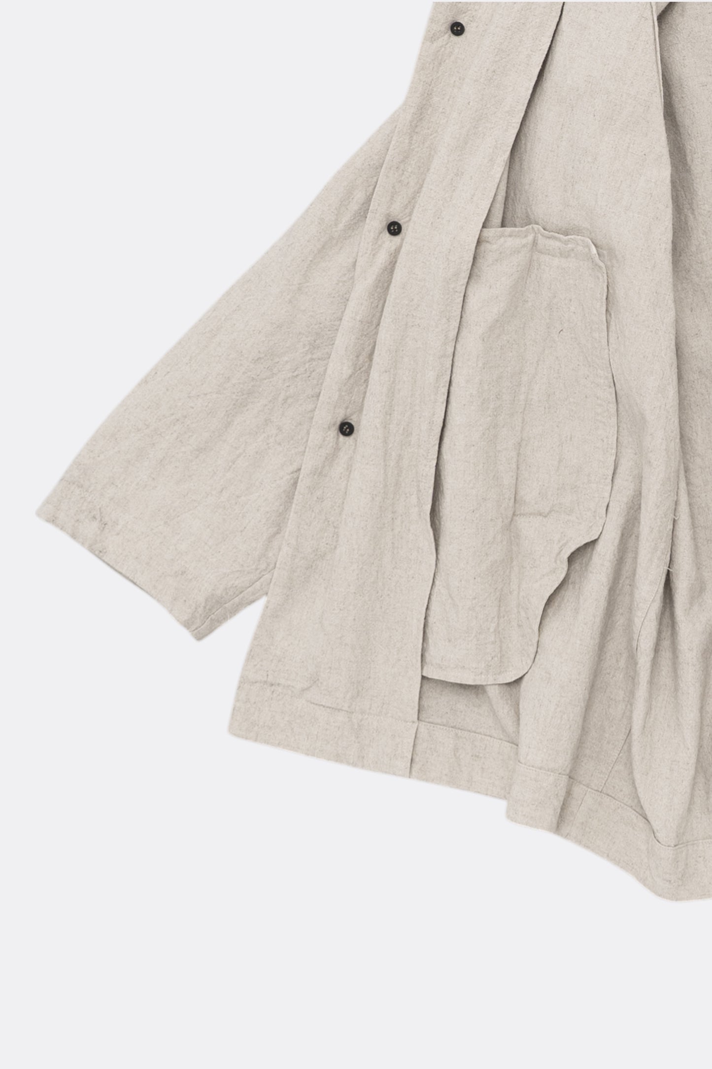 Manteau Coton Lin Oatmeal Still By Hand | Edgar Bdx