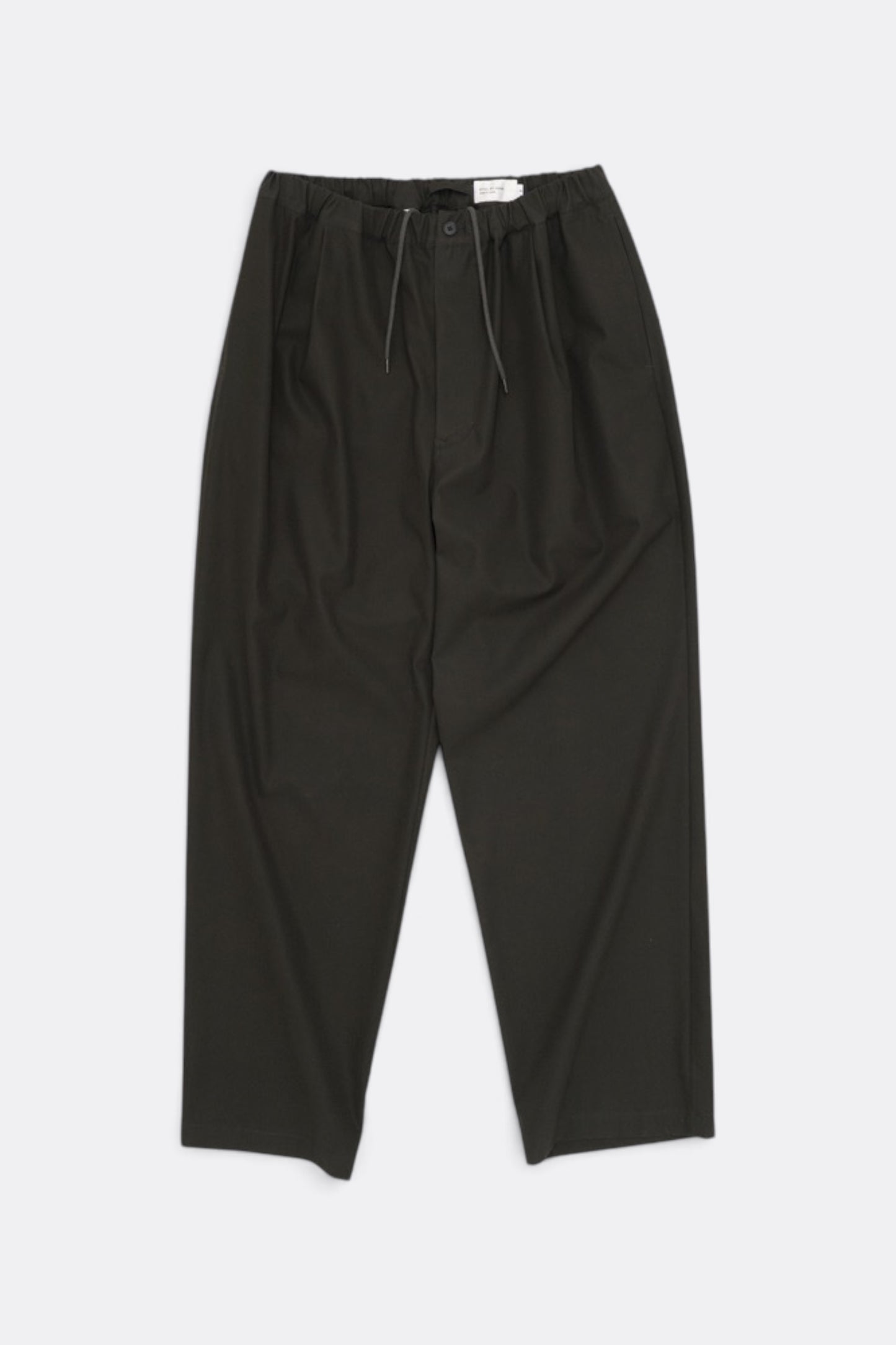 STILL BY HAND Cotton Twill Easy Pants Khaki Brown | Pantalon Coton Japonais | Edgar Bdx