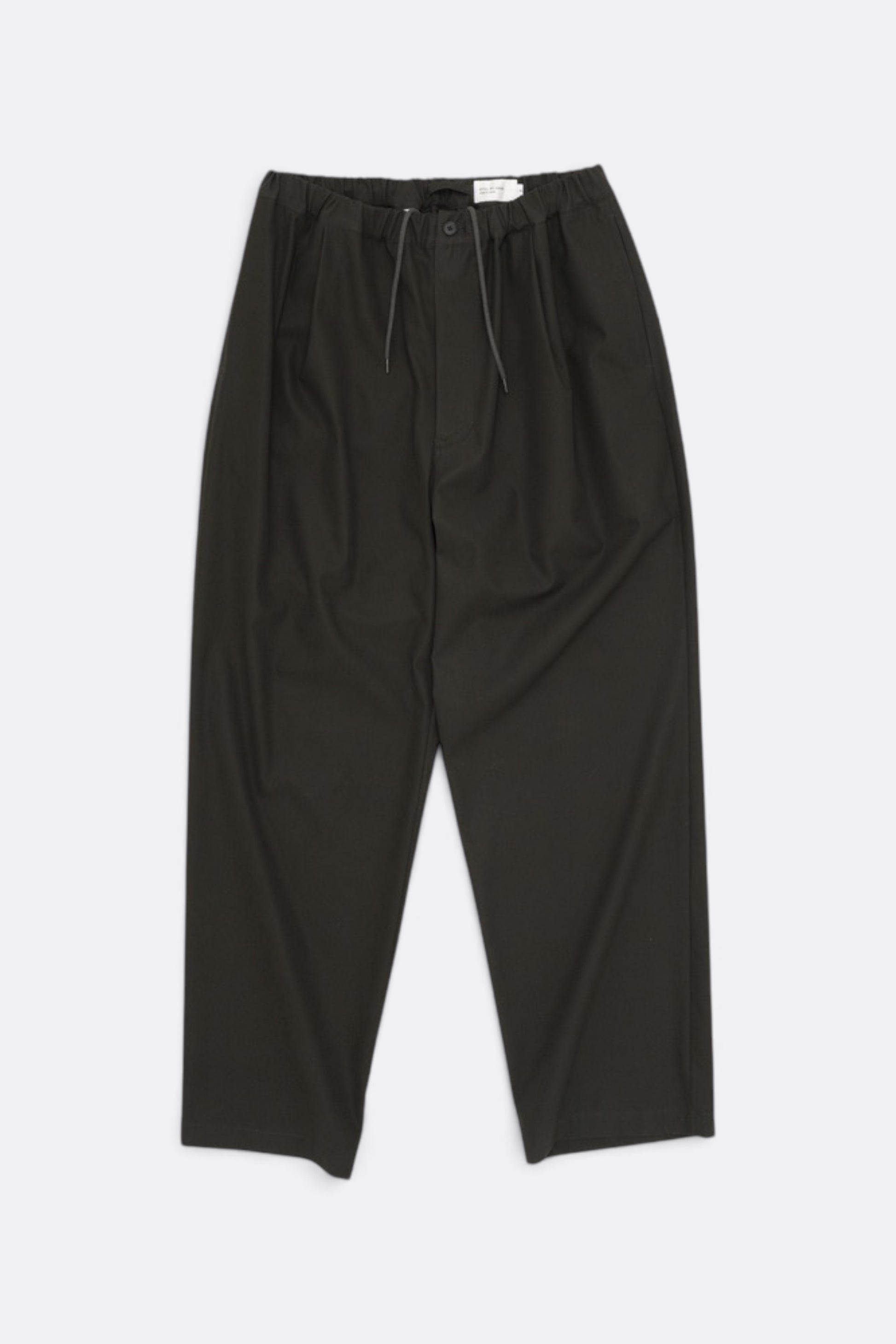 STILL BY HAND Cotton Twill Easy Pants Khaki Brown | Pantalon Coton Japonais | Edgar Bdx