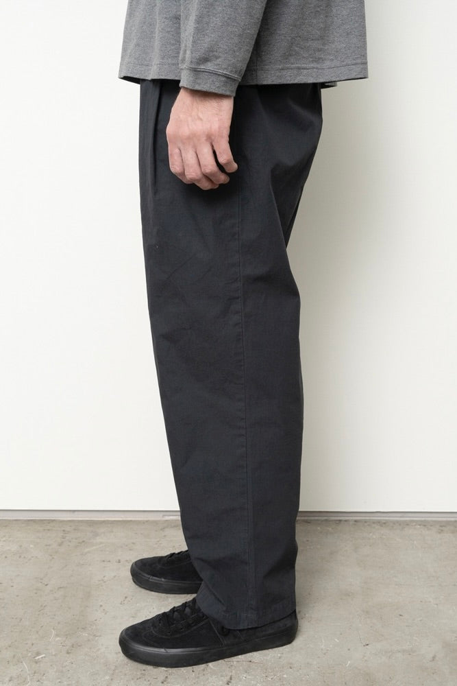 Still By Hand - Garment-Dye Deep Tuck Pants (Greige)
