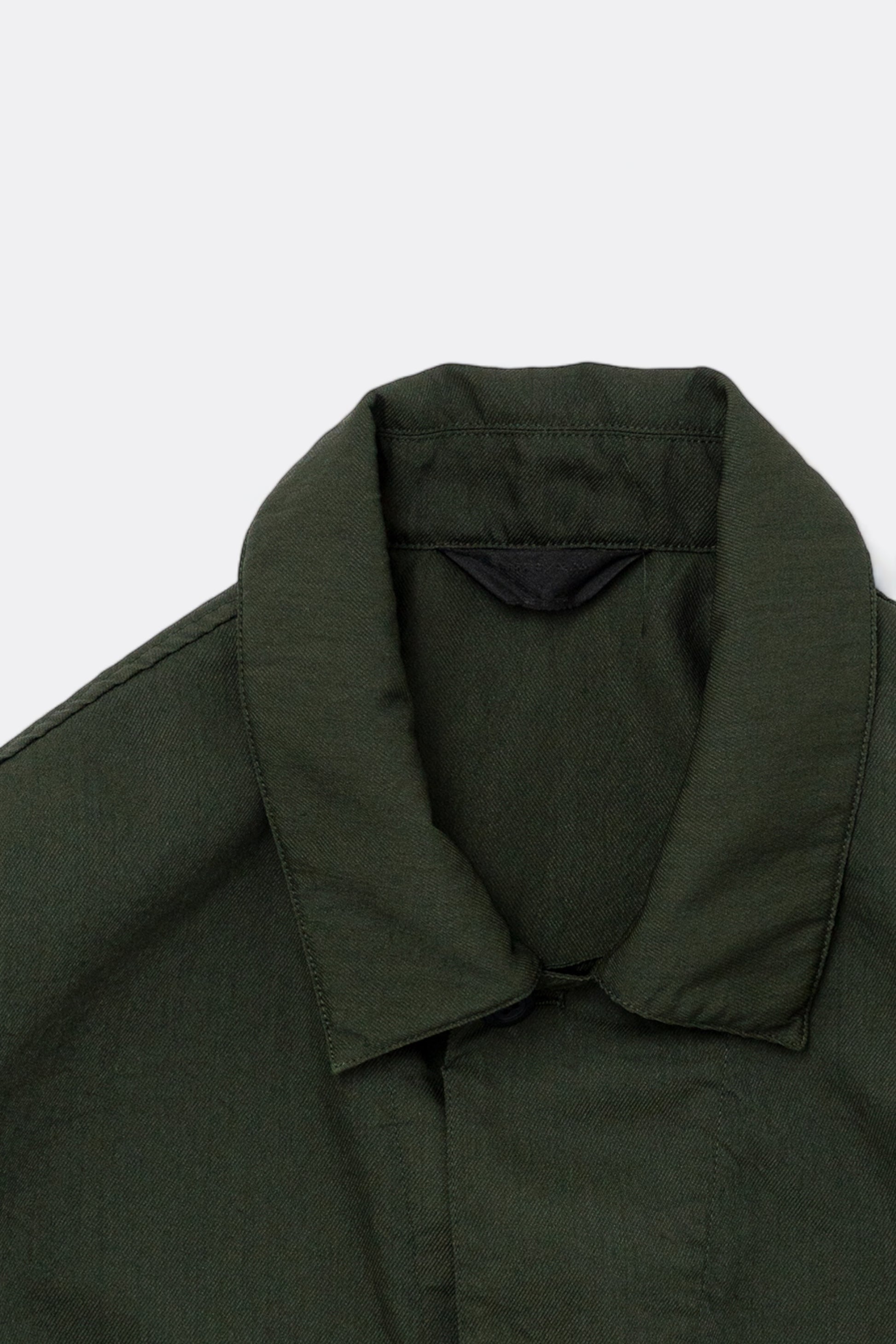Still By Hand - Garment-Dye Shirt Jacket (Dark Olive)
