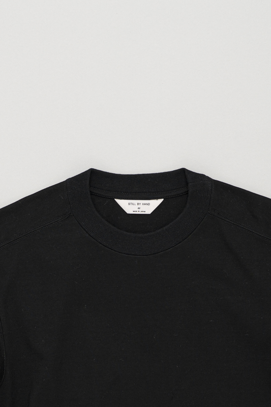 Still By Hand - Sweatshirt Manches Courtes Black