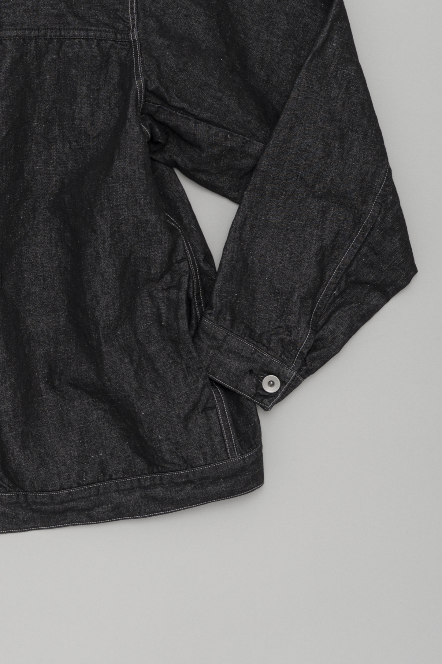 Still By Hand - Blouson Denim Chanvre Coton (Black) | Veste Japonaise