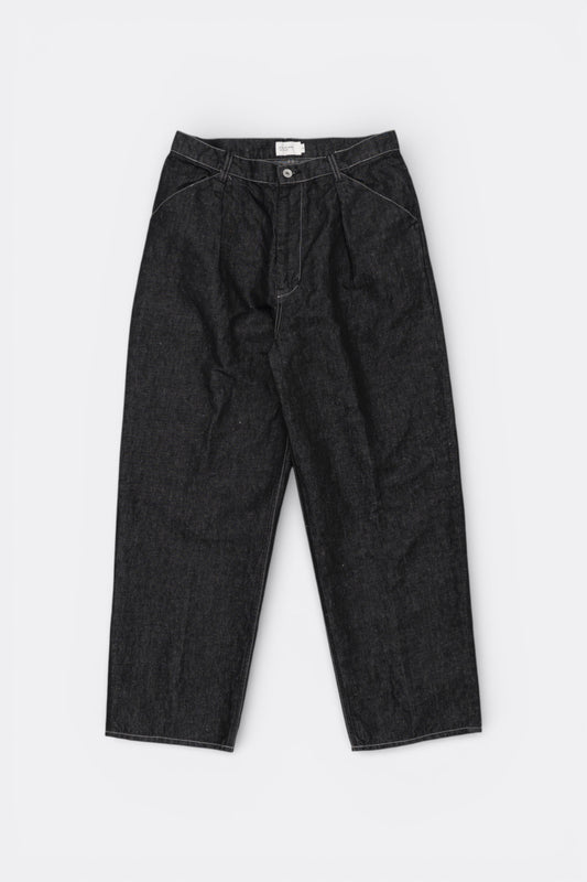 Still By Hand - Pantalon Denim Chanvre Coton (Black) | Jean Japonais