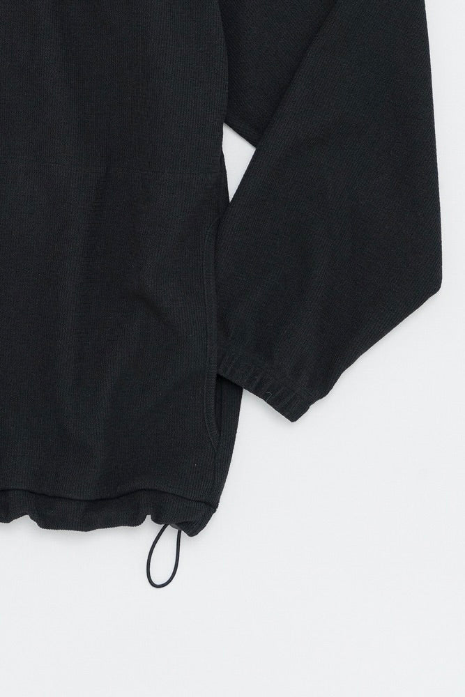 Still By Hand - High Neck Zip Up Jumper (Light Beige)