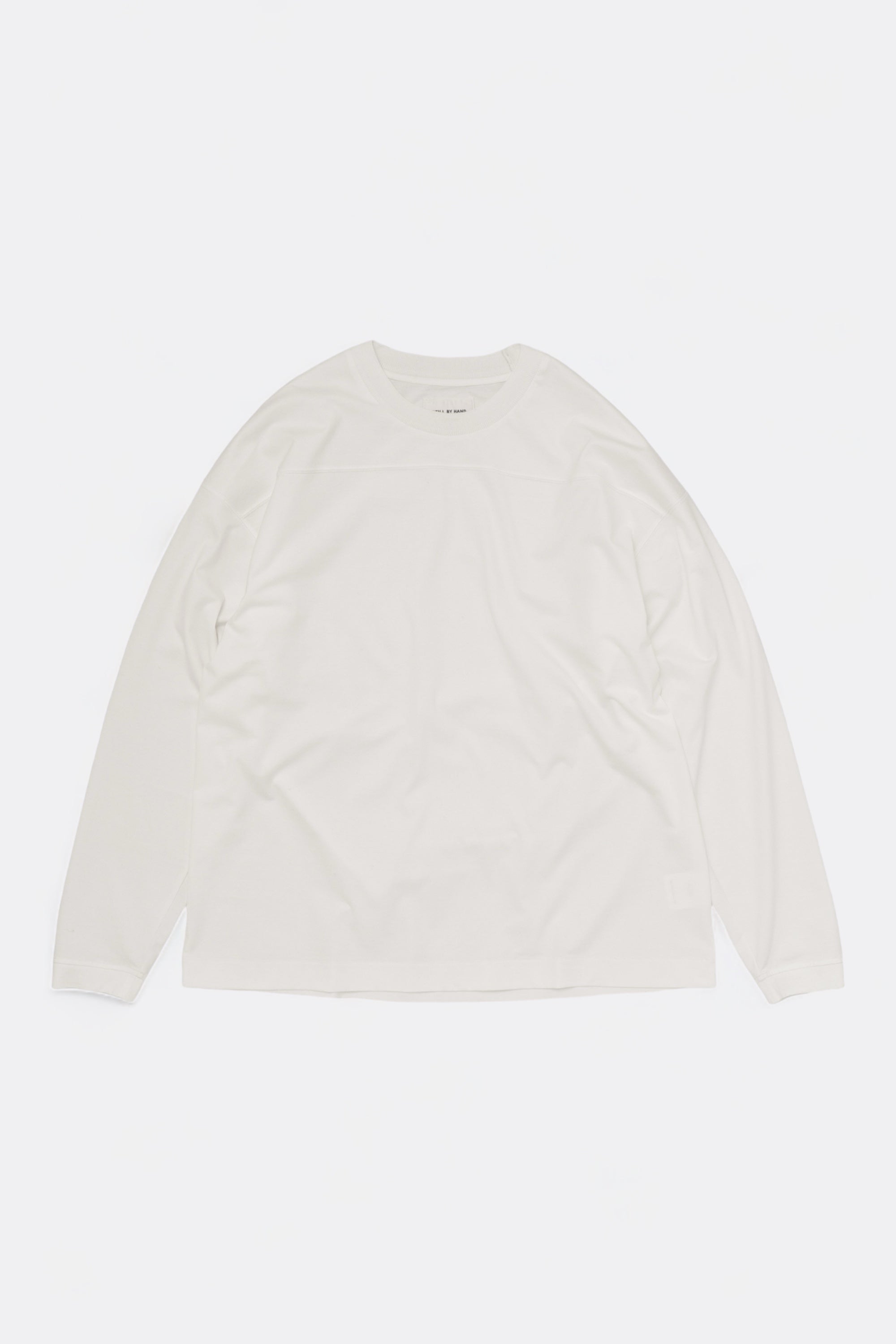 Still By Hand - Knitted Rib Long Sleeve (White)