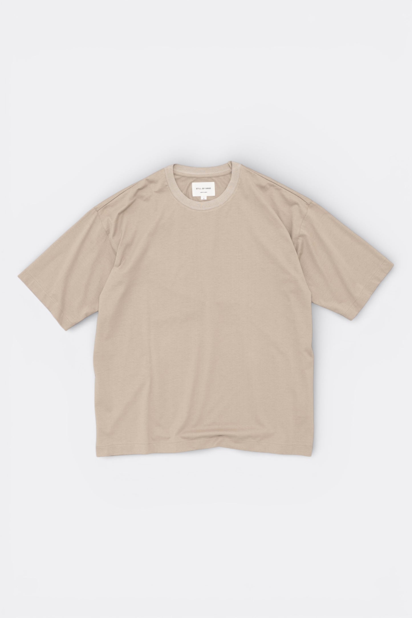 Still By Hand - T-Shirt Maille Côtelée Sand Beige