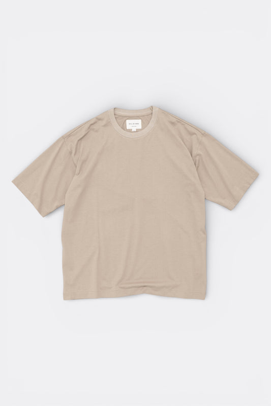 Still By Hand - T-Shirt Maille Côtelée Sand Beige