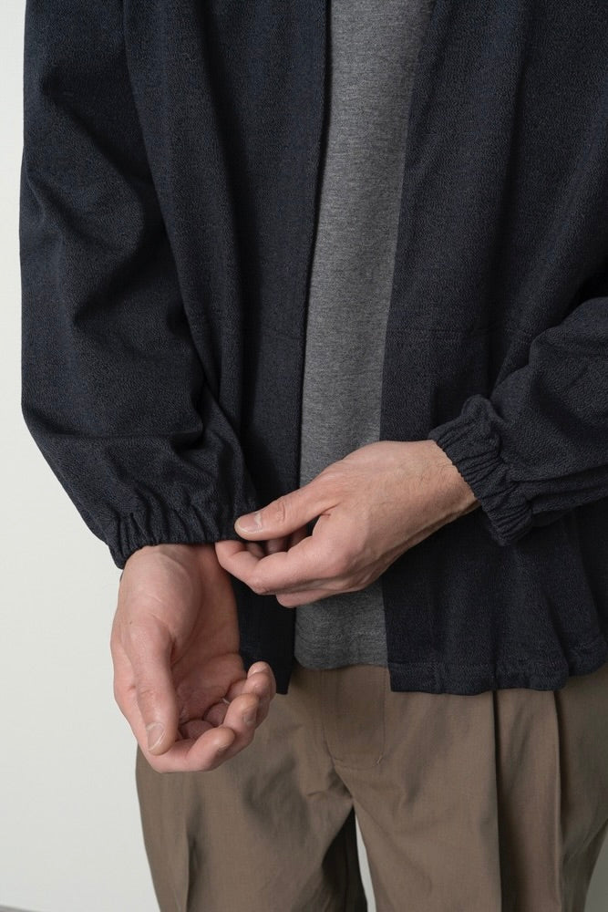 Still By Hand - Mixed Colour Cardigan (Black Navy)