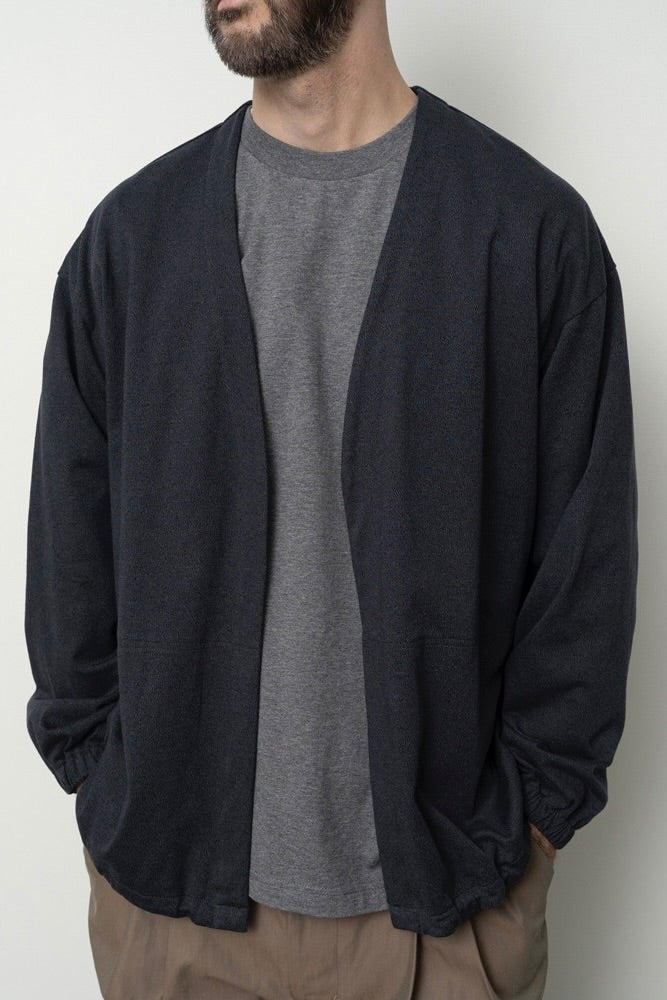 Still By Hand - Mixed Colour Cardigan (Black Navy)