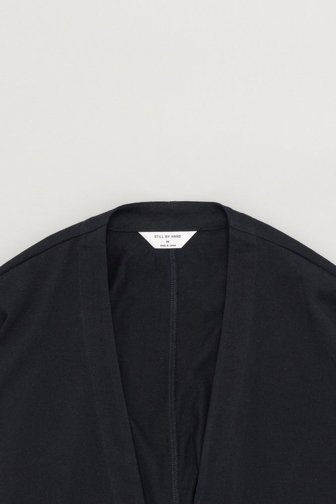 Still By Hand - Mixed Colour Cardigan (Black Navy)