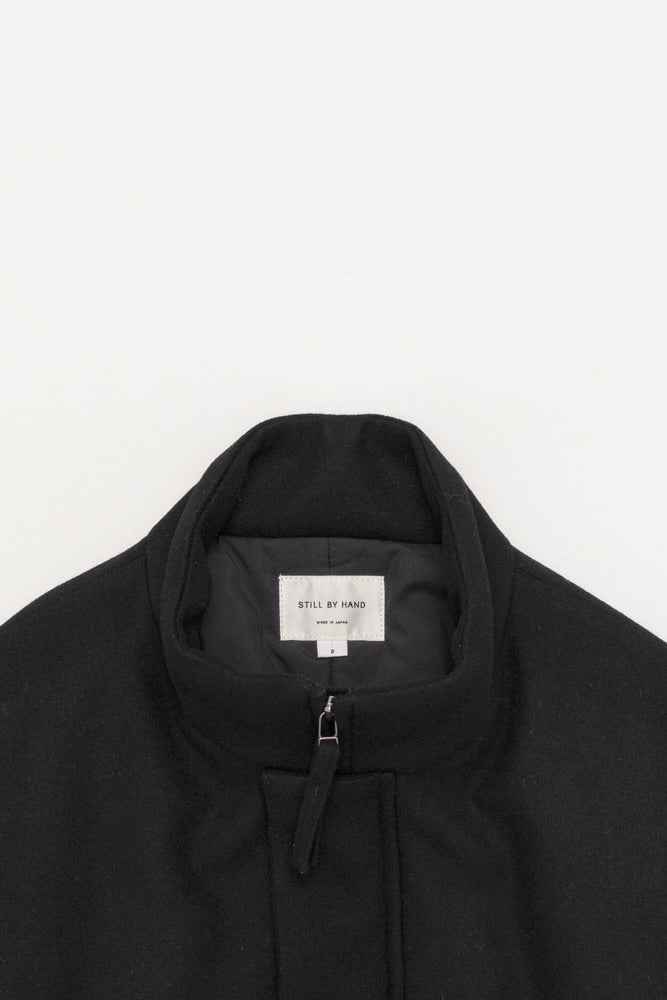 Still By Hand - Padded Wool Blouson (Black)