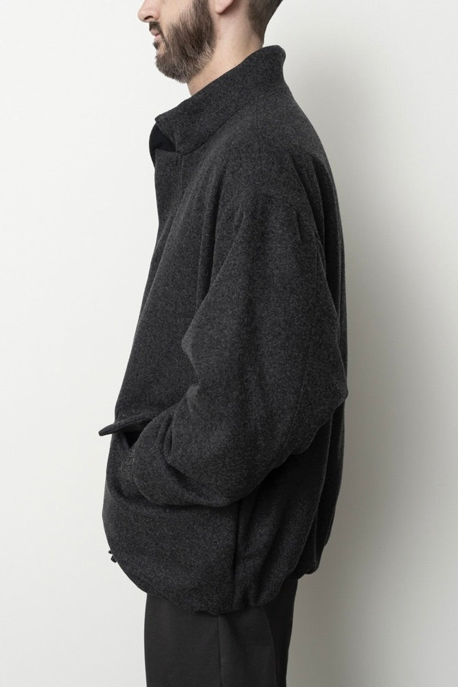 Still By Hand - Padded Wool Blouson (Black)