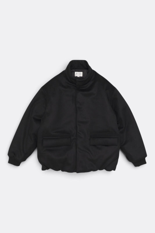 STILL BY HAND Padded Wool Blouson Black | Blouson Laine Thinsulate Japonais | Edgar Bdx