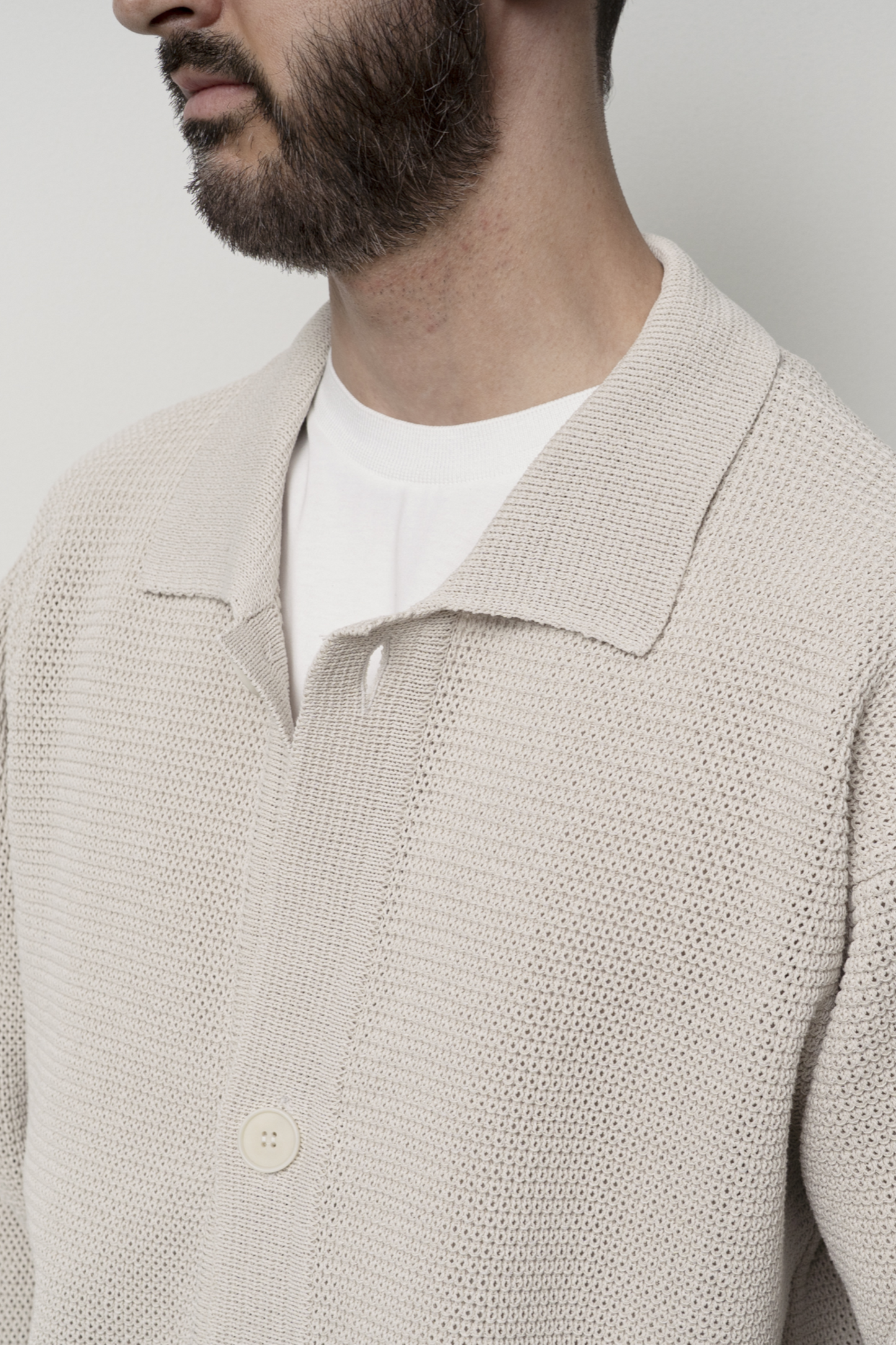 Blouson Tricot Papier Ink Black Still By Hand | Edgar Bdx