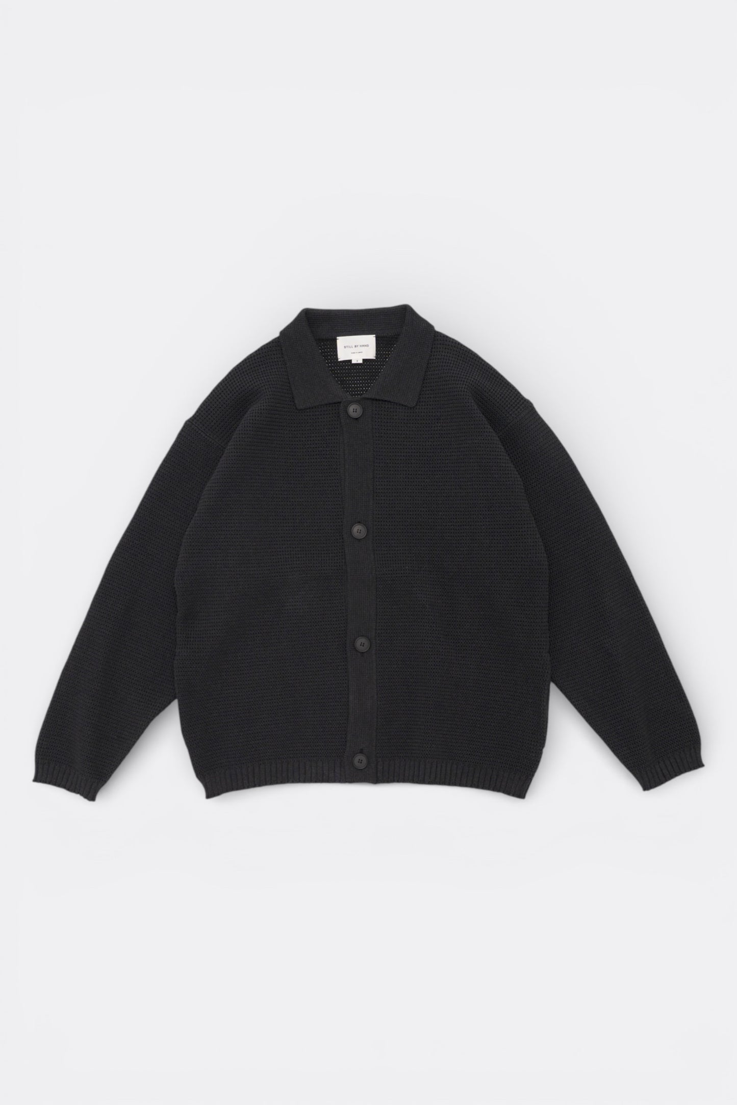 Blouson Tricot Papier Ink Black Still By Hand | Edgar Bdx