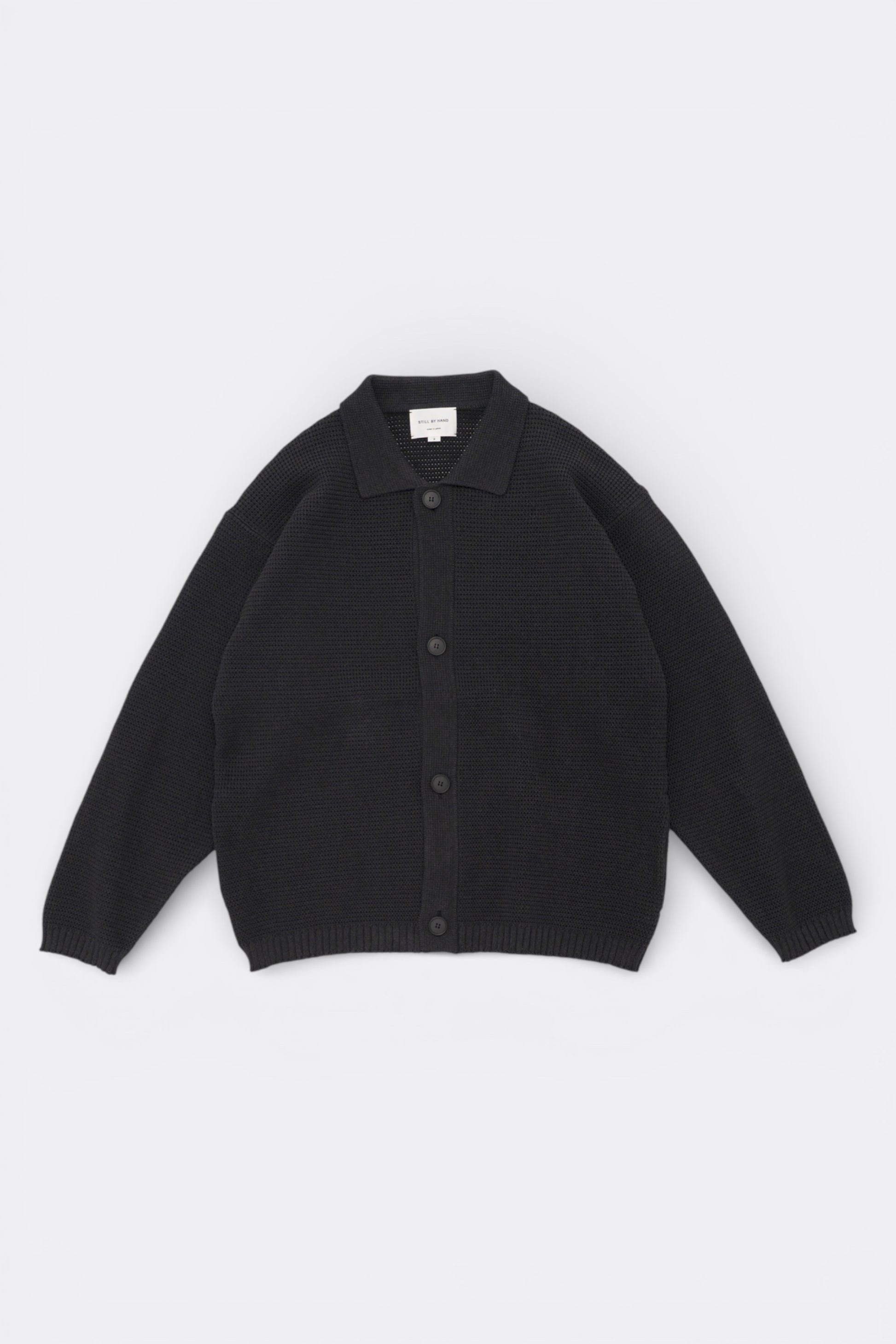 Blouson Tricot Papier Ink Black Still By Hand | Edgar Bdx