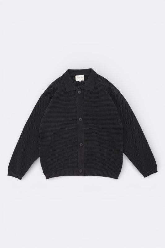 Blouson Tricot Papier Ink Black Still By Hand | Edgar Bdx