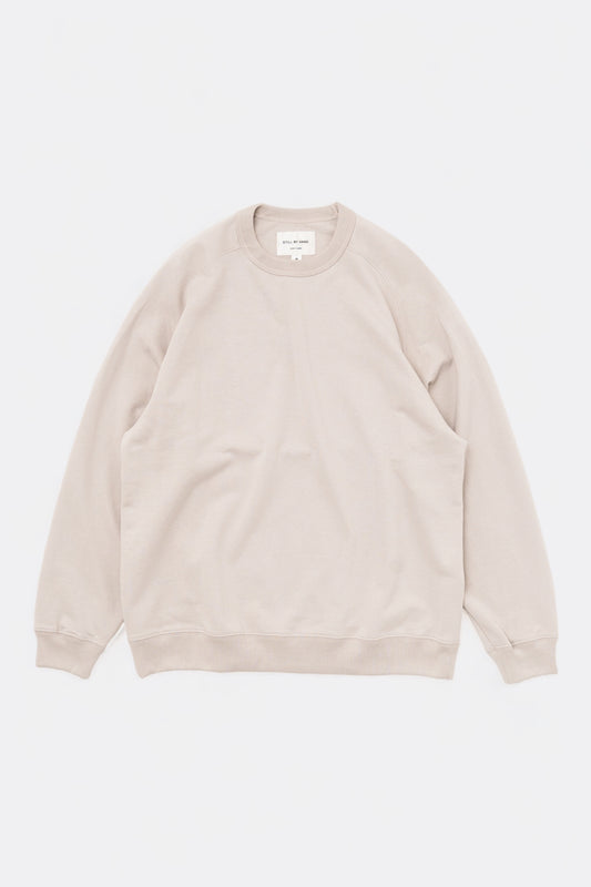 Still By Hand - Pima Cotton Sweatshirt (Pink Beige)