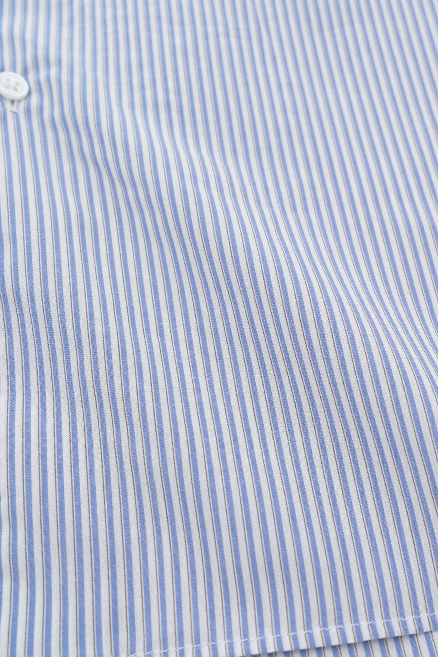 Still By Hand - Regular Collar Shirt (Blue Stripe)