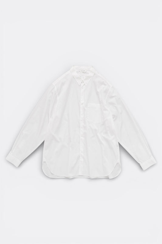 Chemise Col Classique White Still By Hand - Coton Japonais Nishiwaki