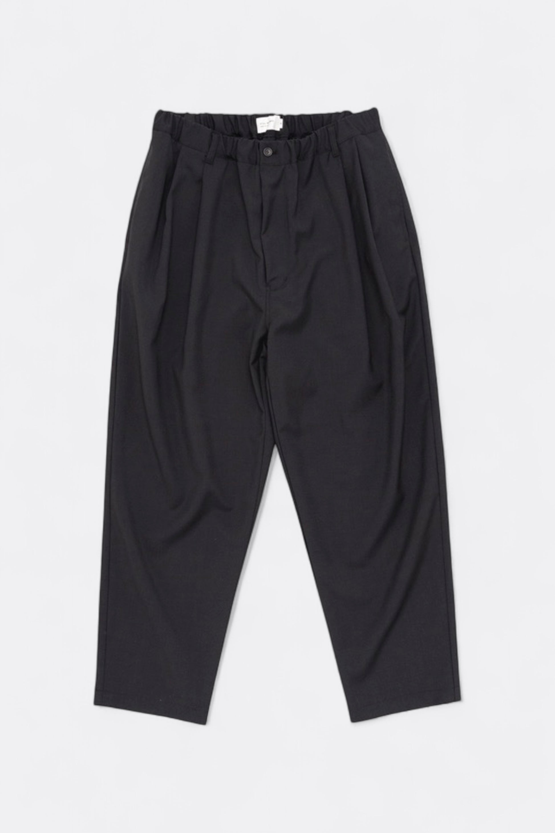 Still By Hand - Relaxed 2 Tuck Pants (Ink Black)