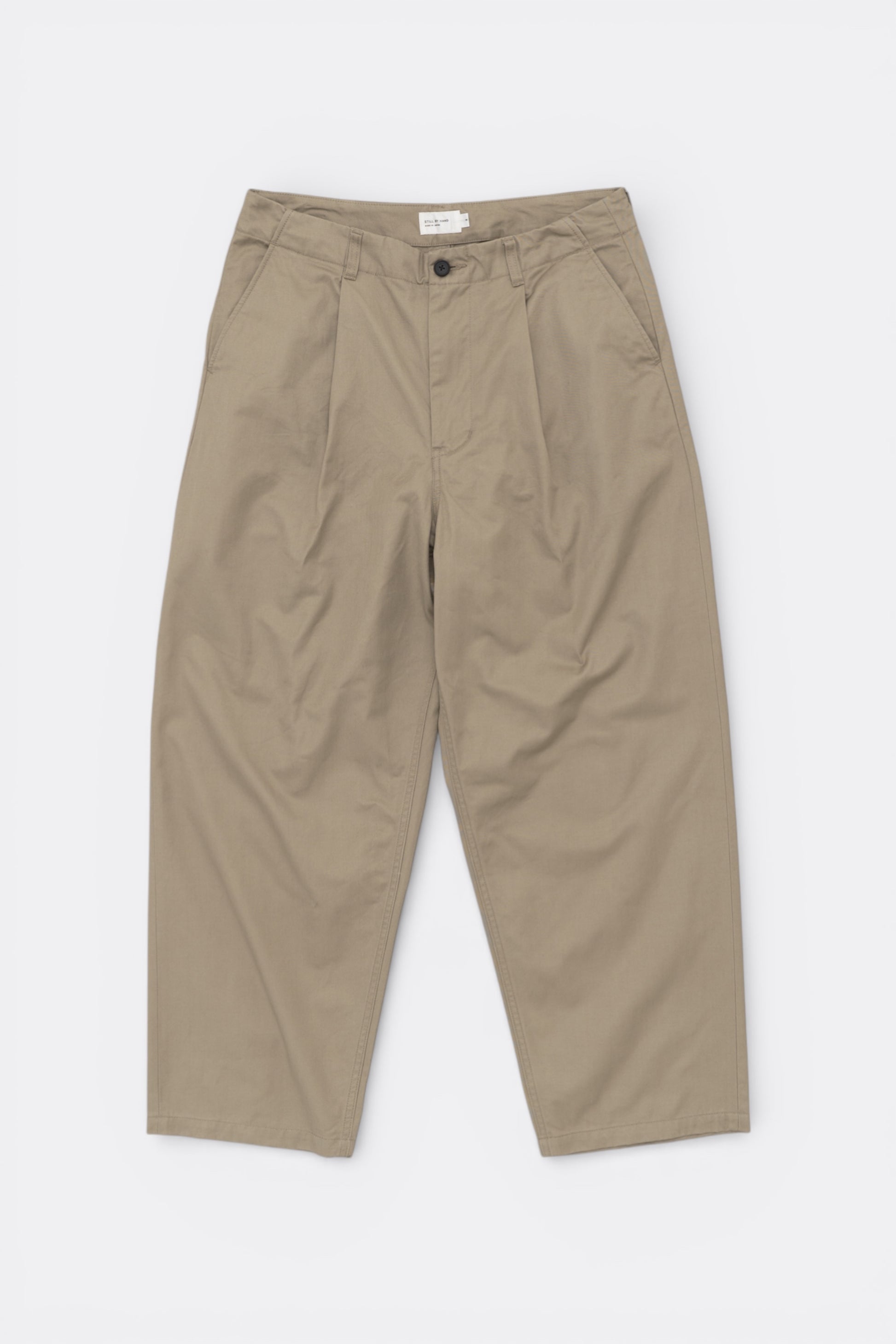 Pantalon Selvedge 1 Pli Beige Still By Hand - Coton Japonais Premium