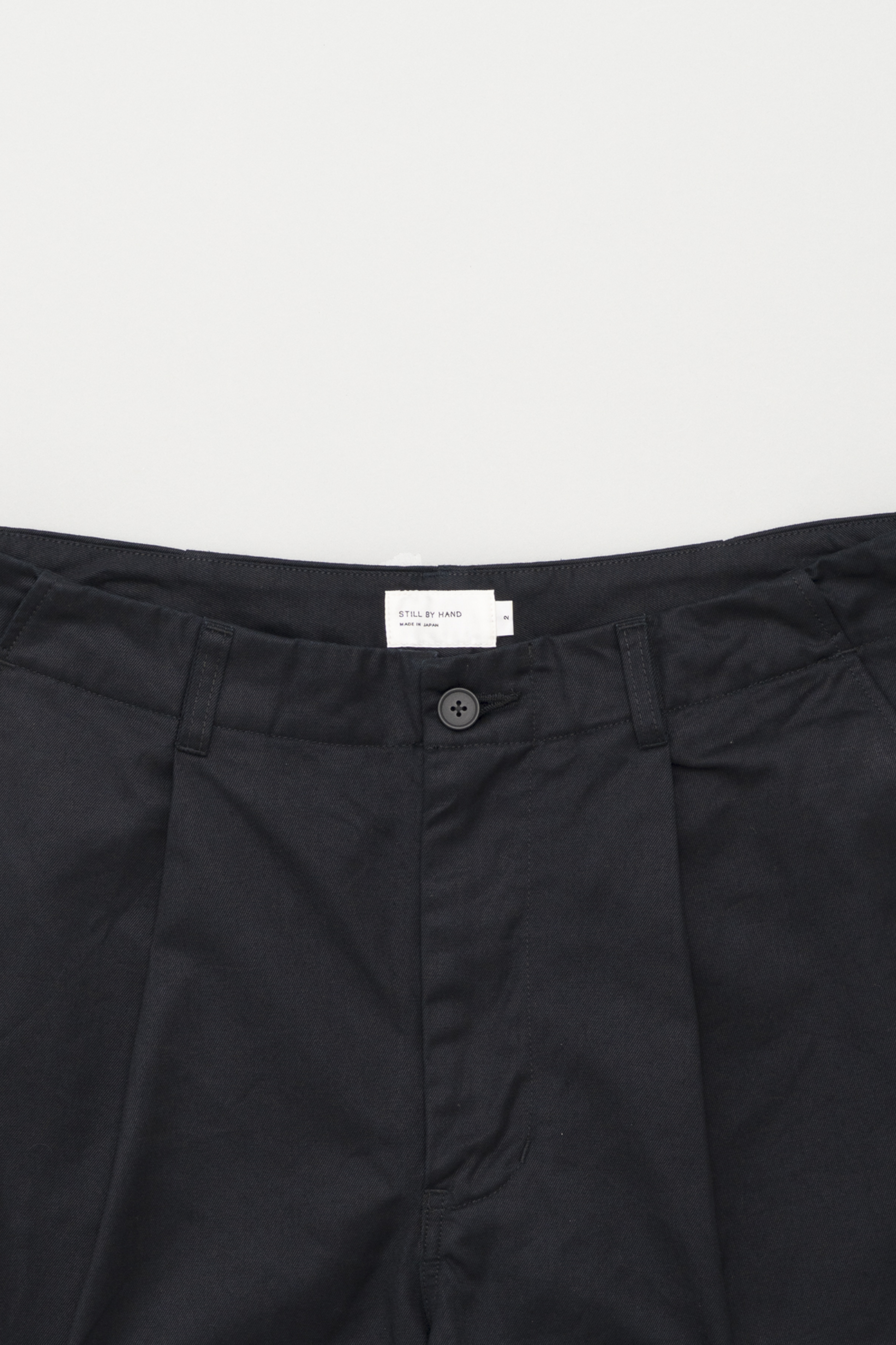 Pantalon Selvedge 1 Pli Bleu Noir Still By Hand - Coton Japonais Premium