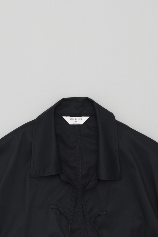 Still By Hand - Surchemise Cordon Devant (Dark Navy) | Chemise Japonaise