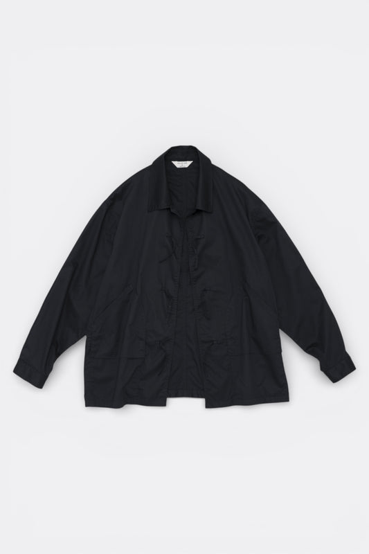 Still By Hand - Surchemise Cordon Devant (Dark Navy) | Chemise Japonaise