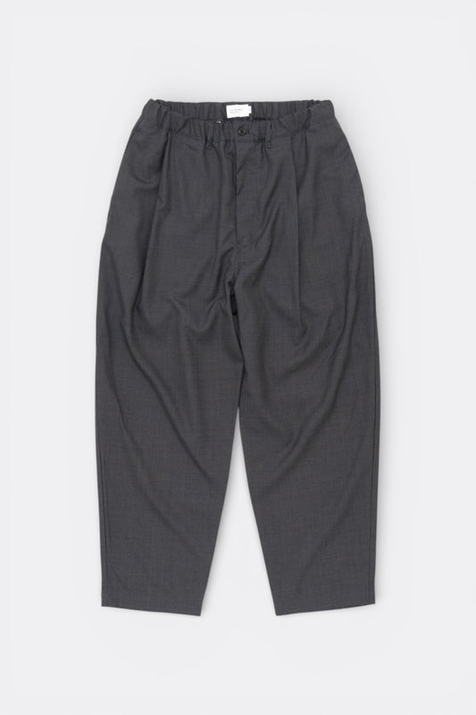 Still By Hand - Pantalon Laine Été Large (Charcoal) | Pantalon Japonais