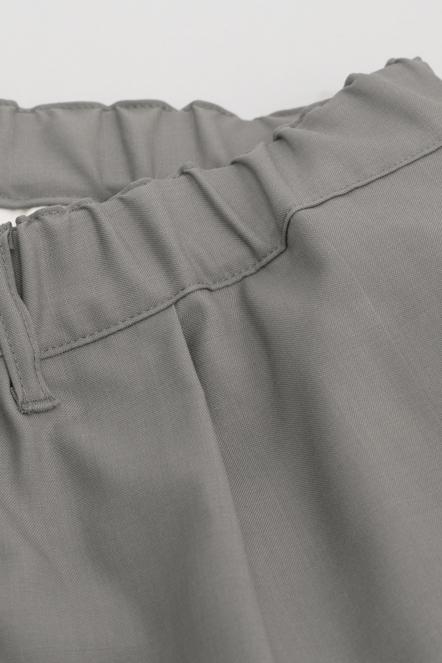 Still By Hand - Pantalon Laine Été Large (Grey) | Pantalon Japonais