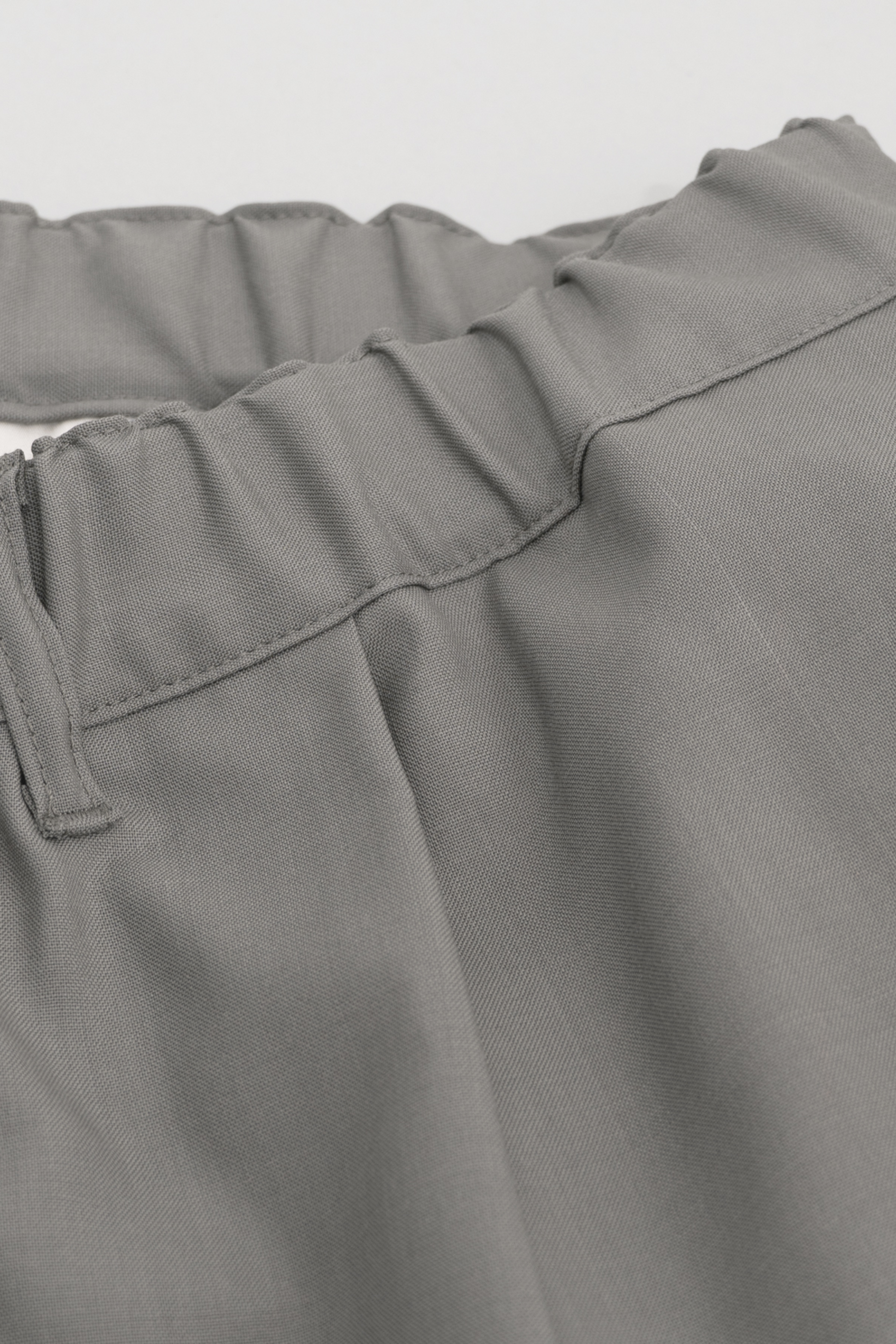 Still By Hand - Pantalon Laine Été Large (Grey) | Pantalon Japonais