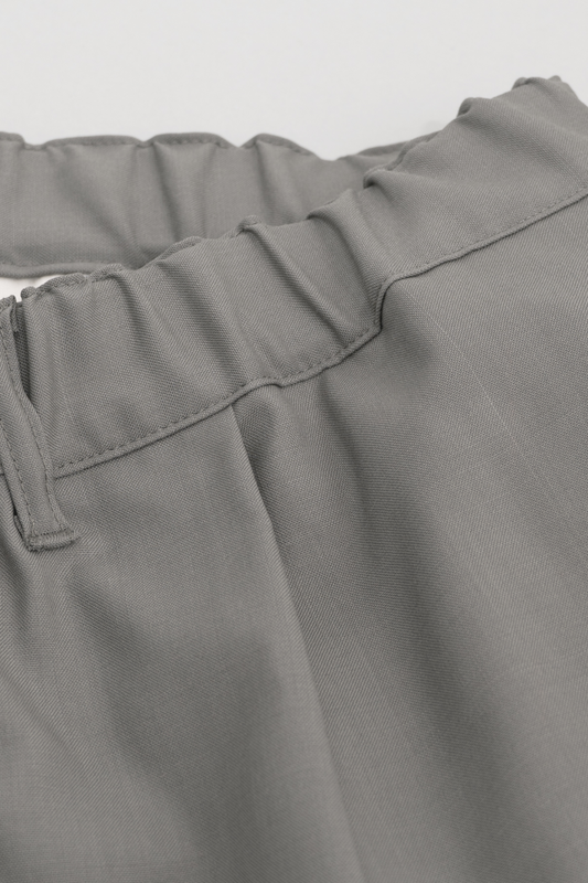 Still By Hand - Pantalon Laine Été Large (Grey) | Pantalon Japonais