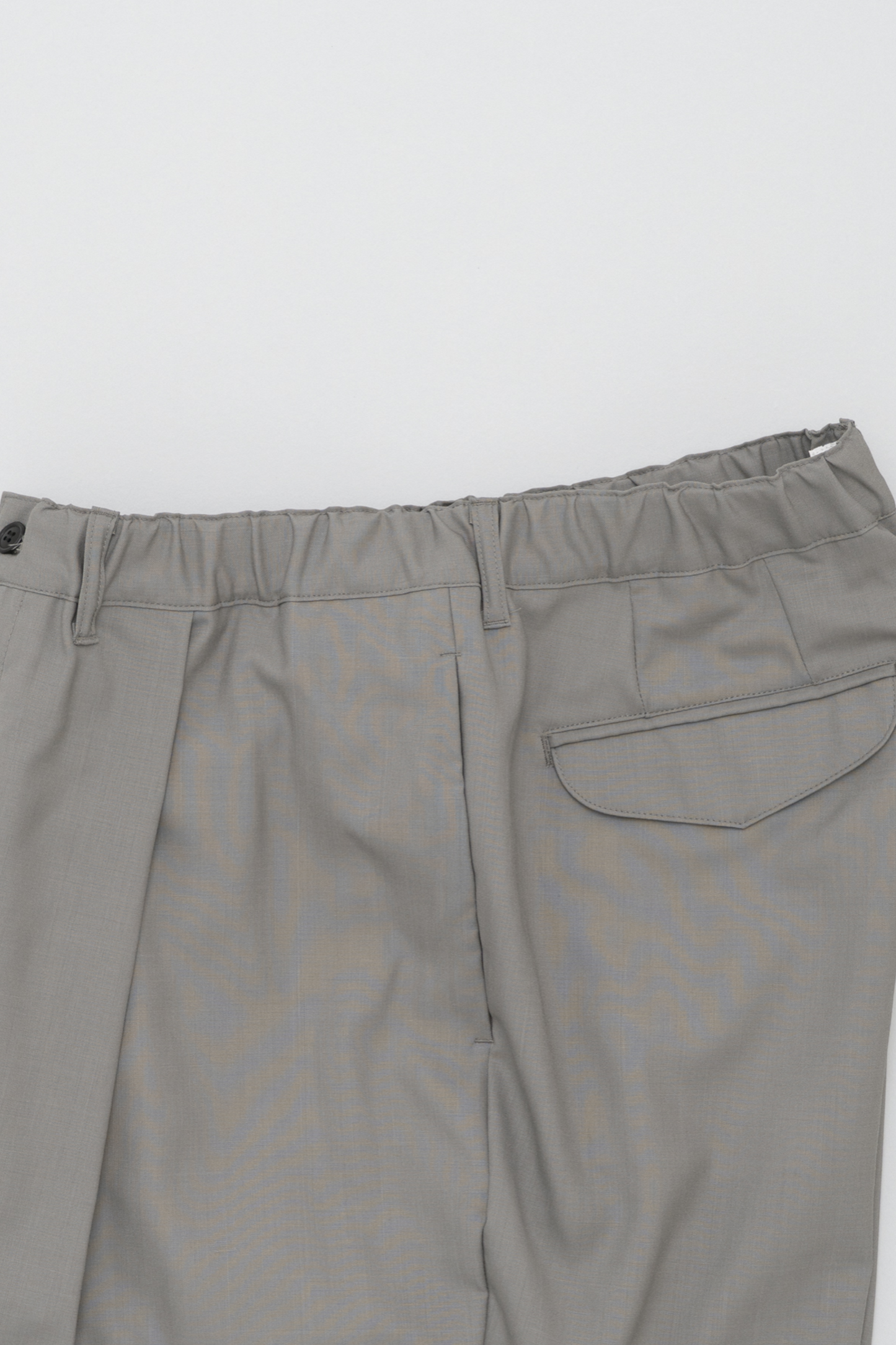 Still By Hand - Pantalon Laine Été Large (Grey) | Pantalon Japonais