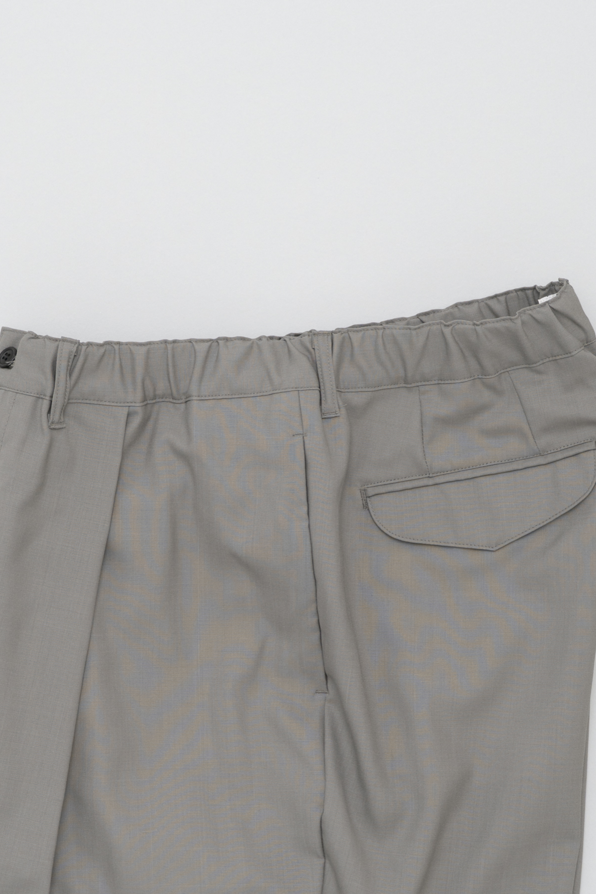 Still By Hand - Pantalon Laine Été Large (Grey) | Pantalon Japonais