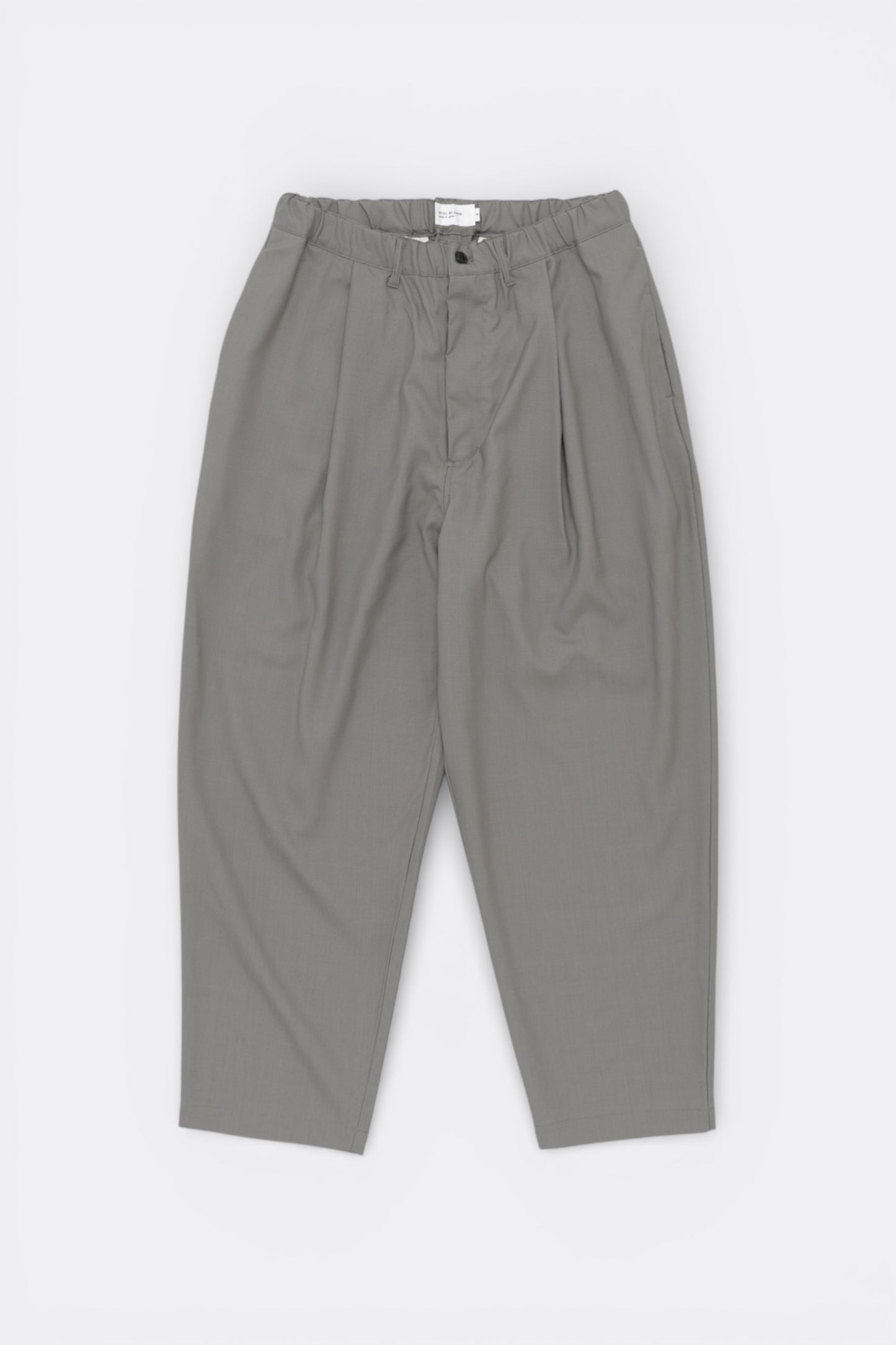 Still By Hand - Pantalon Laine Été Large (Grey) | Pantalon Japonais