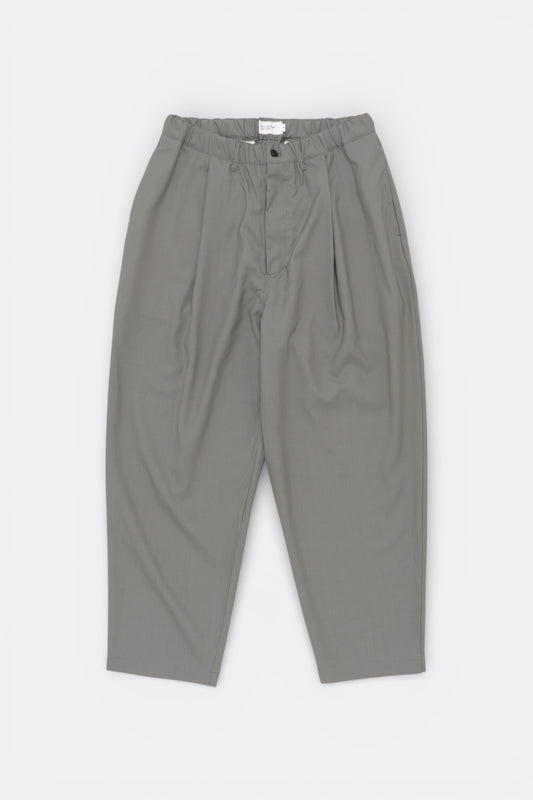 Still By Hand - Pantalon Laine Été Large (Grey) | Pantalon Japonais