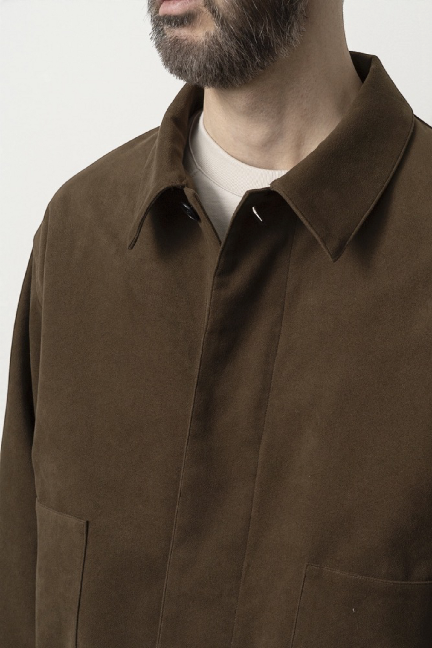 STILL BY HAND Synthetic Leather Short Blouson Brown | Blouson Cuir Synthétique Japonais | Edgar Bdx