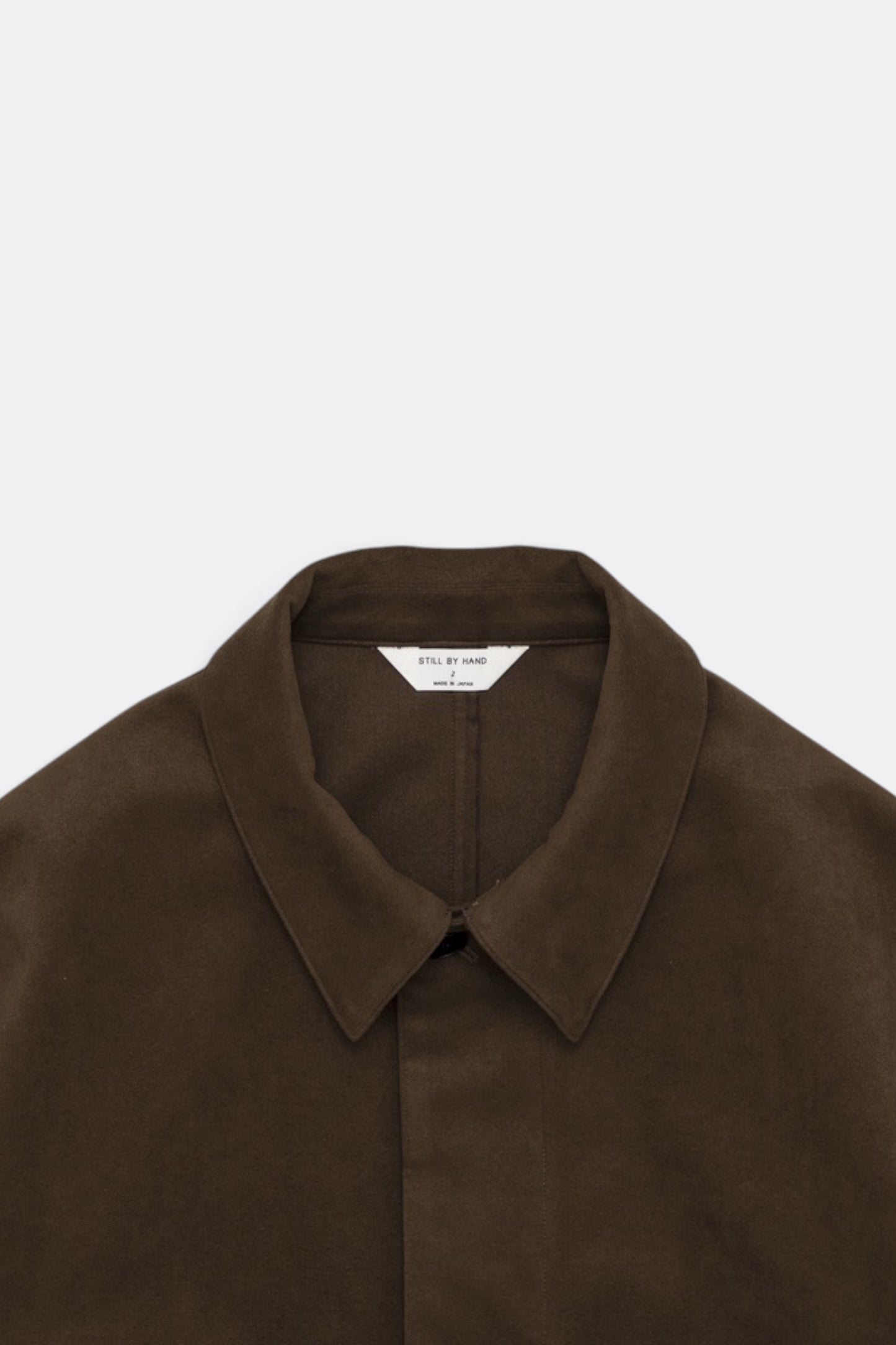 STILL BY HAND Synthetic Leather Short Blouson Brown | Blouson Cuir Synthétique Japonais | Edgar Bdx