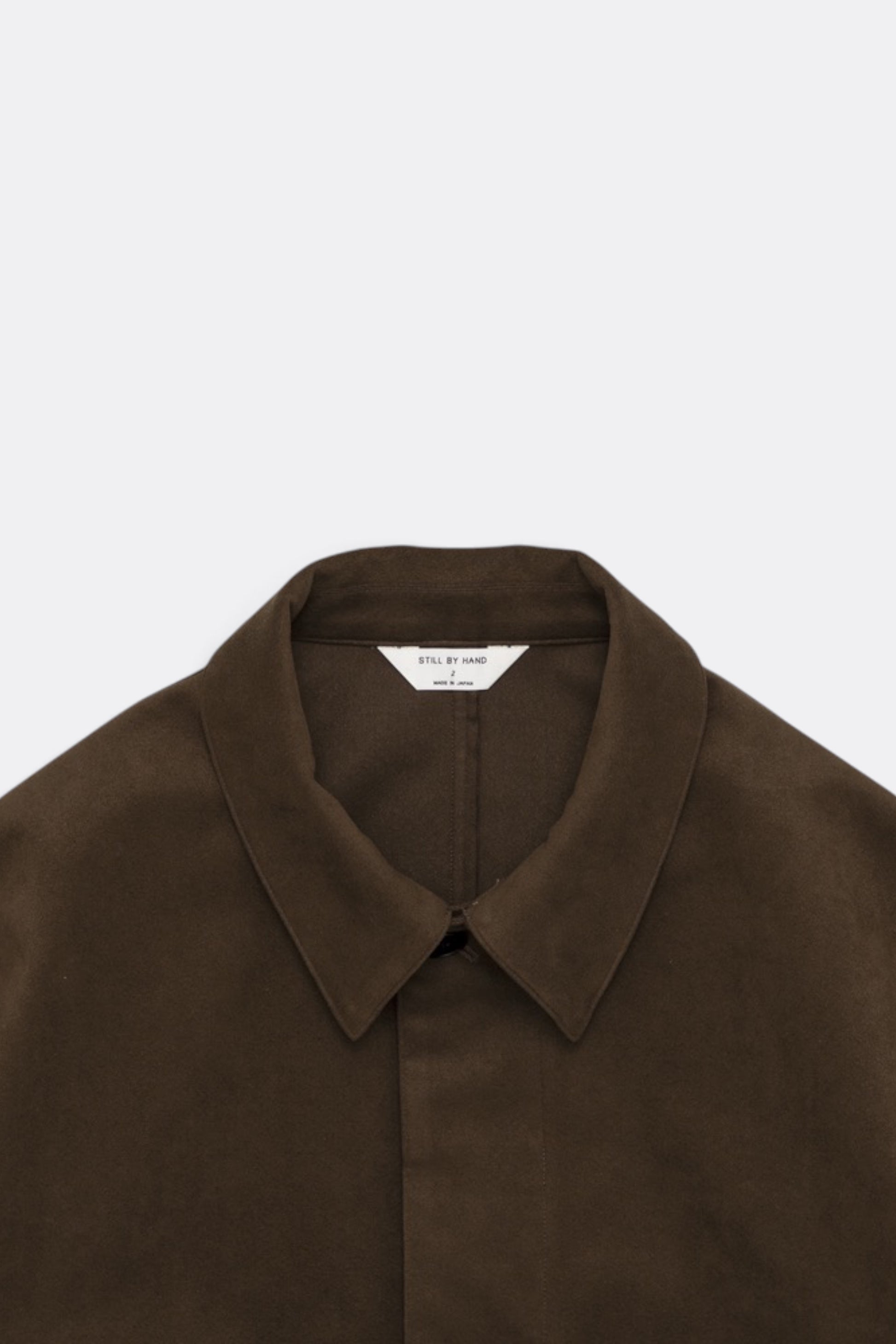 STILL BY HAND Synthetic Leather Short Blouson Brown | Blouson Cuir Synthétique Japonais | Edgar Bdx