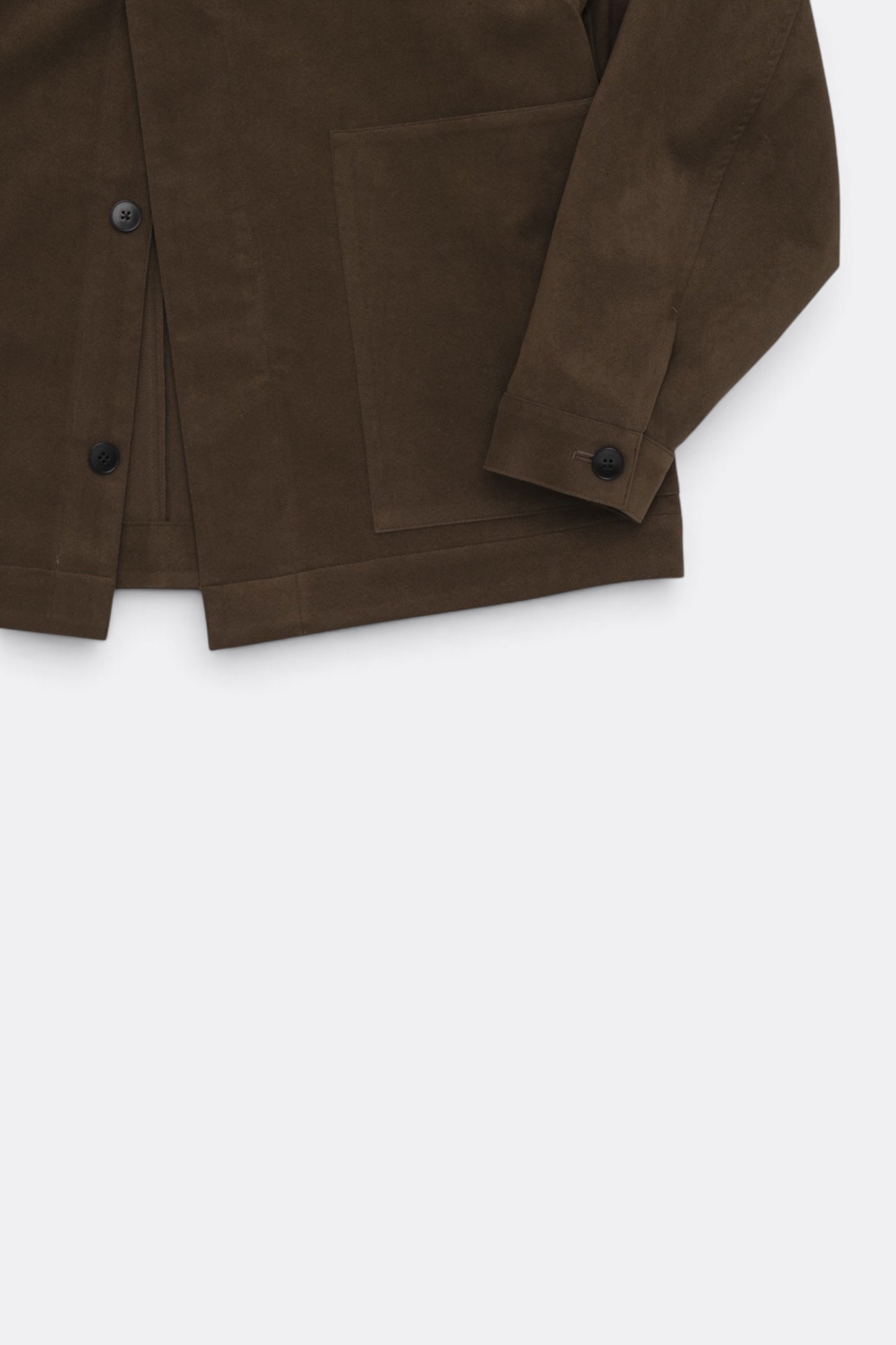 STILL BY HAND Synthetic Leather Short Blouson Brown | Blouson Cuir Synthétique Japonais | Edgar Bdx
