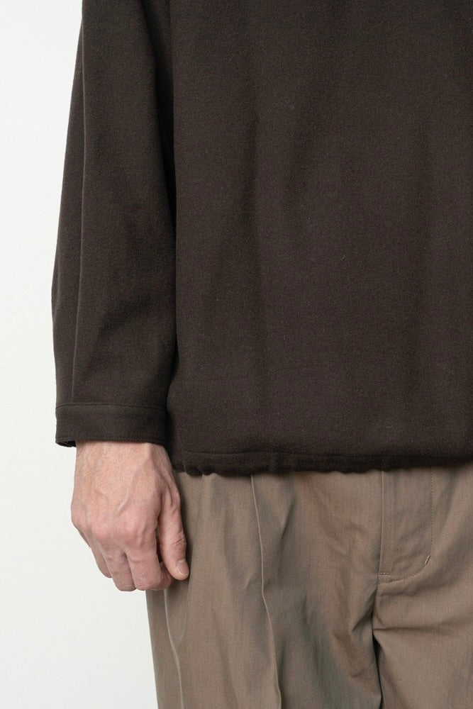 Still By Hand - W/N Pullover Shirt (Brown)