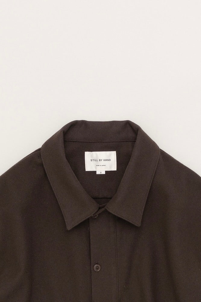 Still By Hand - W/N Pullover Shirt (Brown)