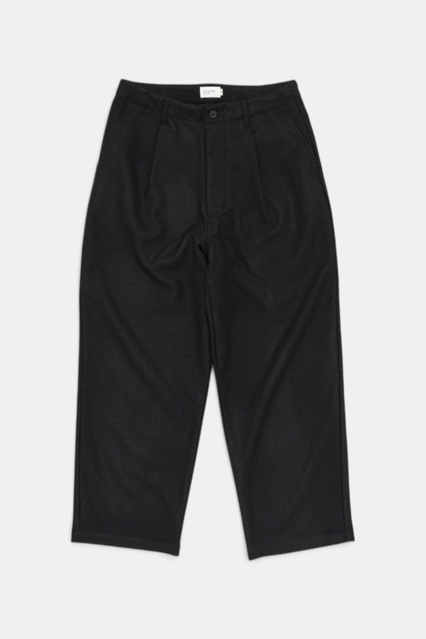 STILL BY HAND W/N Wide Pants Black | Pantalon Laine Large Japonais | Edgar Bdx