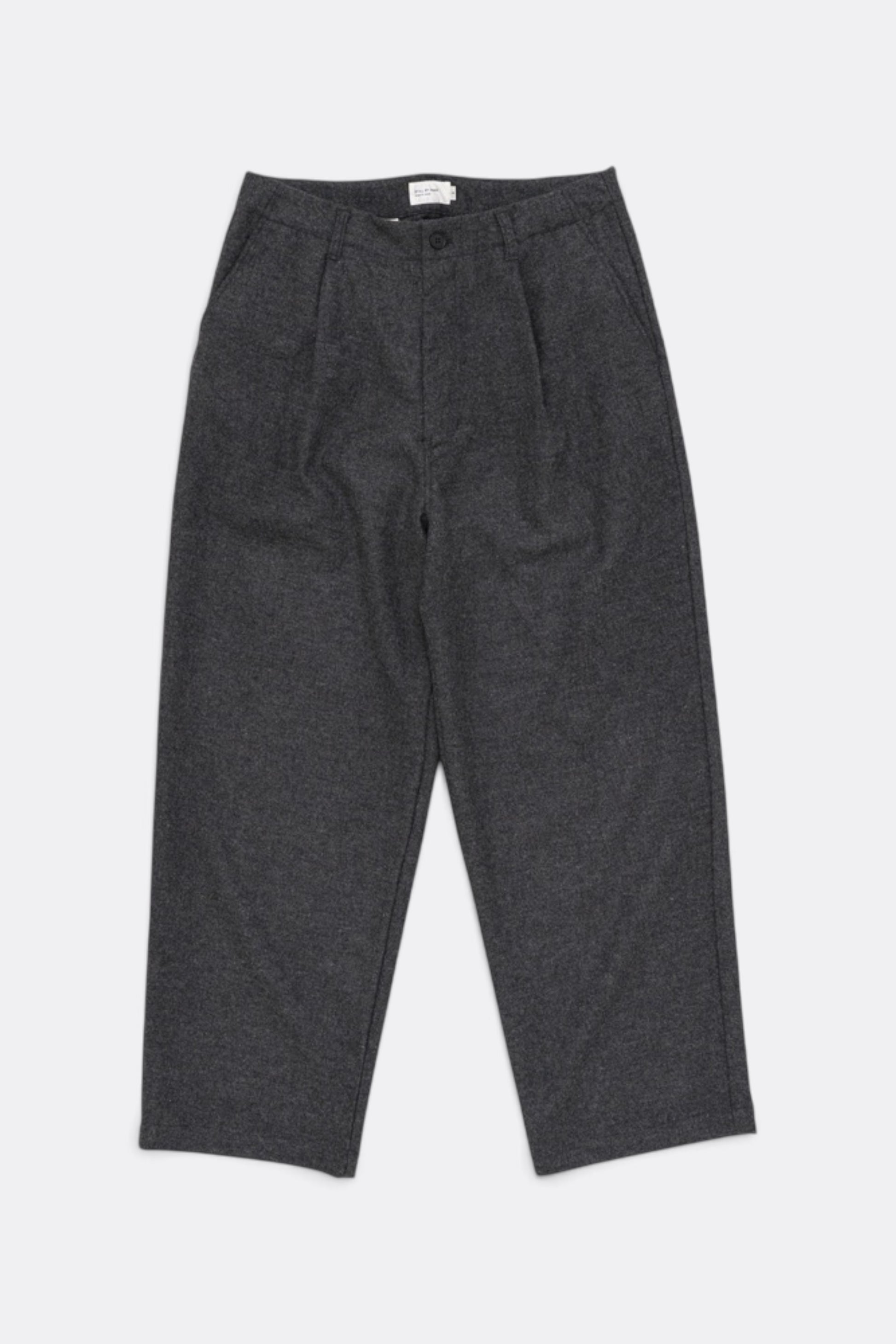 STILL BY HAND W/N Wide Pants Grey | Pantalon Laine Large Japonais | Edgar Bdx